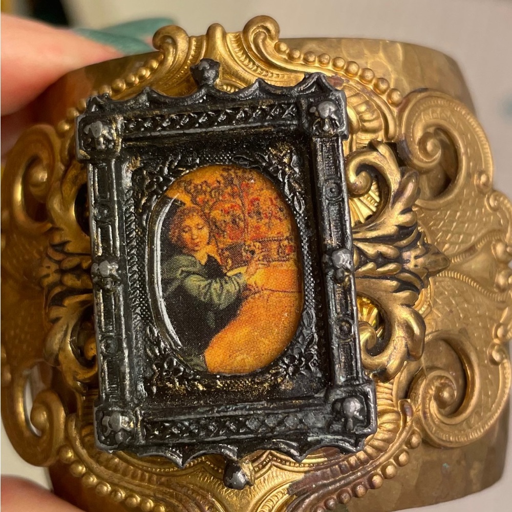 1920s-30s VINTAGE METAL /BRASS CUFF